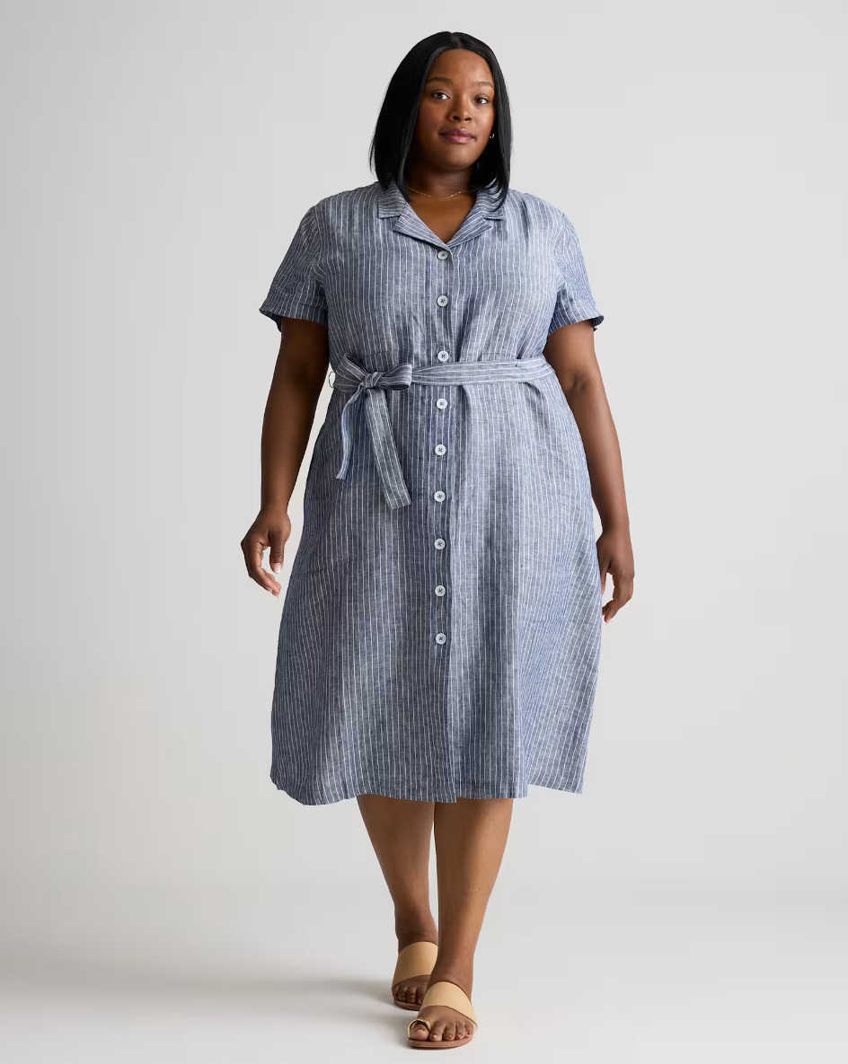 ドゥーズィエムクラス J-LINEN ガウン/summer dress 13 Stylish Linen Summer Dresses to Keep You Cool on Vacation